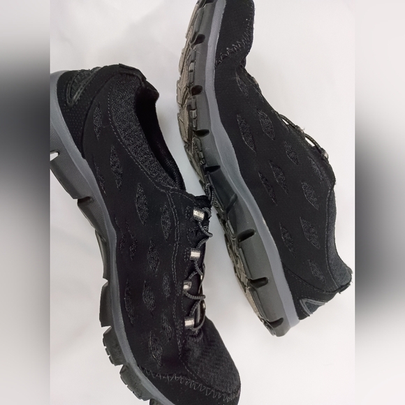 Skechers Comfy Lightweight Casual Black Slip On Outdoors 8.5 Athletic Shoes (#2) - Picture 3 of 4